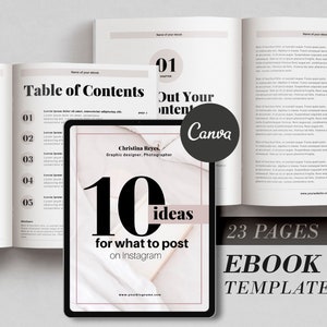 eBook template, Canva template, Lead magnet, business magazine brochure, opt-in freebie, Canva ebook