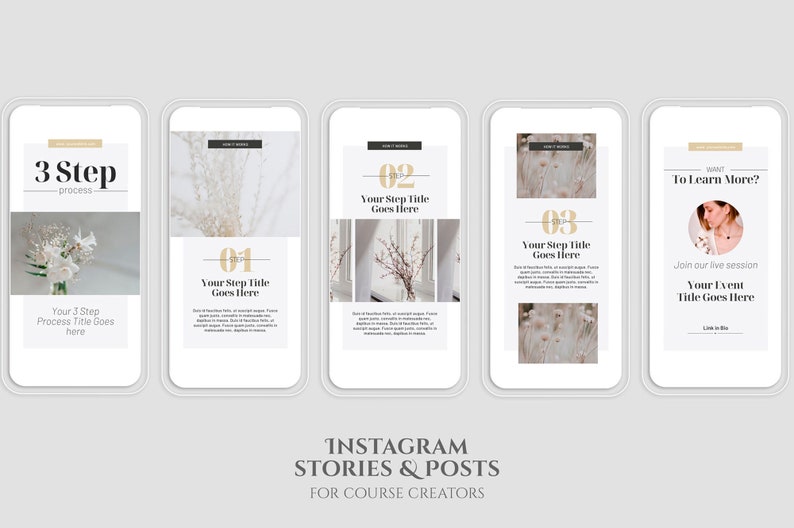 Instagram Templates for Canva, IG Stories Post Carousel, Canva Template ...