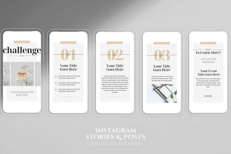 Instagram Templates for Canva, IG Stories Post Carousel, Canva Template ...