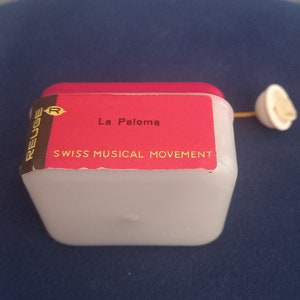 Vintage Swiss Musical Movement REUGE “La Paloma “