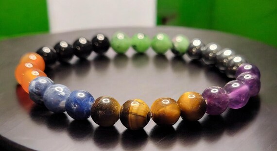 8" Chakra (8mm) Stretch Bracelet