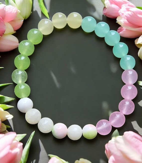 7 1/2" Jade Stretch Bracelet