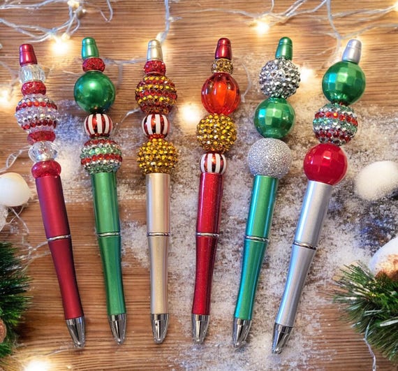 Assorted Beaded Pens