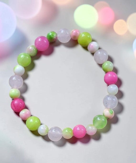 Pastel Jade & Spring Mix Jade - 7 1/4"