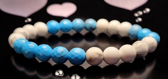 7 1/2" Howlite (8mm) Stretch Bracelet