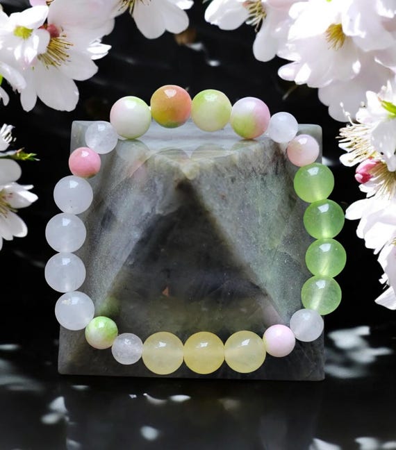 6 1/2" Jade Stretch Bracelet