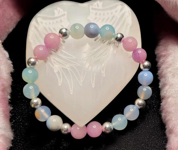 7" Agate Stretch Bracelet