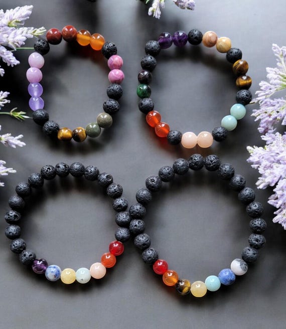 Chakra Diffuser Stretch Bracelets