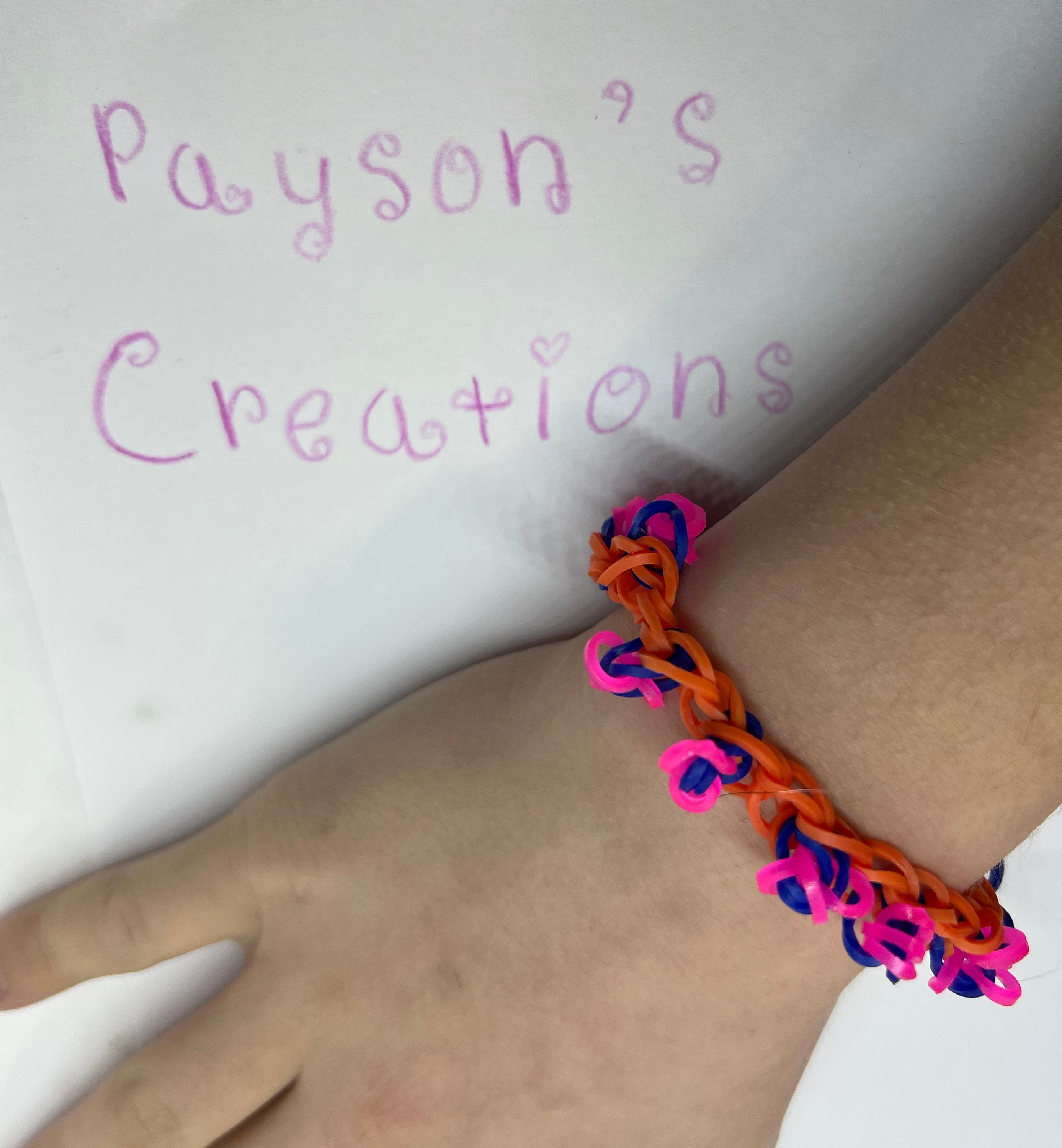 Rainbow Loompom Pom Bracelet Kid Business Etsy