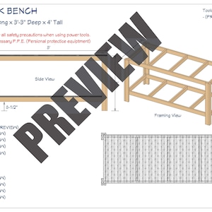 Work Bench Plans PDF Download