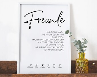 Poster Definition Freunde Freundschaft Beste Freundin Freundinnen