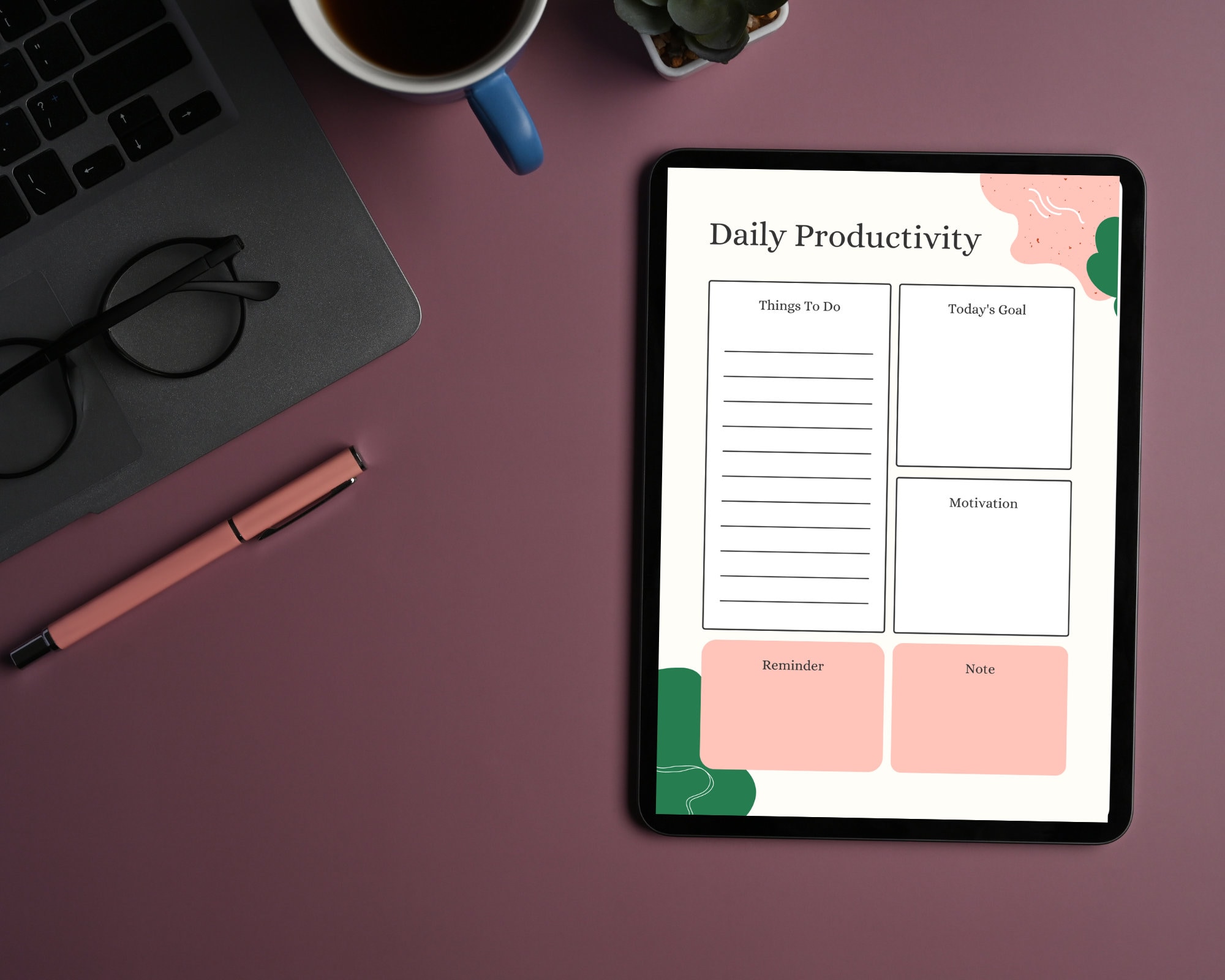 Productivity Planner Printable Ultimate Life Journal Binder Daily ...