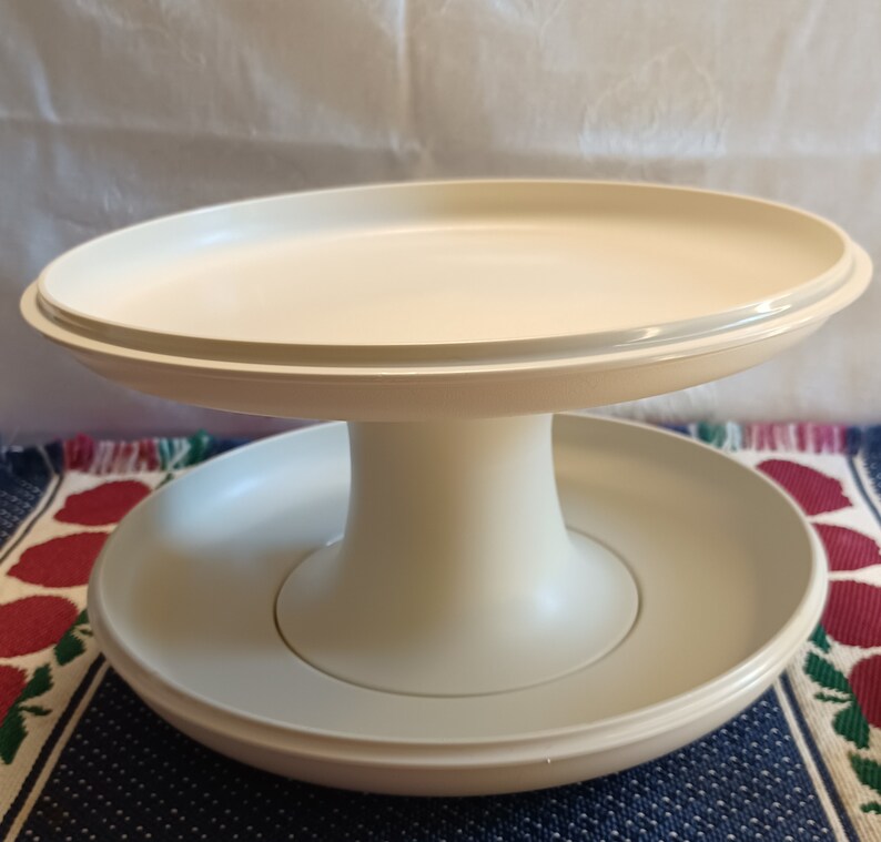 Vintage Tupperware Serve It All Pedestal Set 1531, 1532 & 1533 Etsy