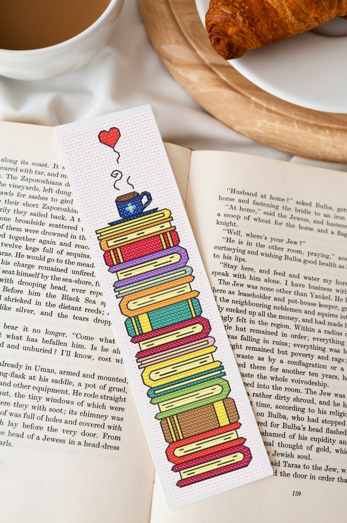 BOOKMARK BUNDLE Digital Cross Stitch Pattern Cozy Bookmark - Etsy