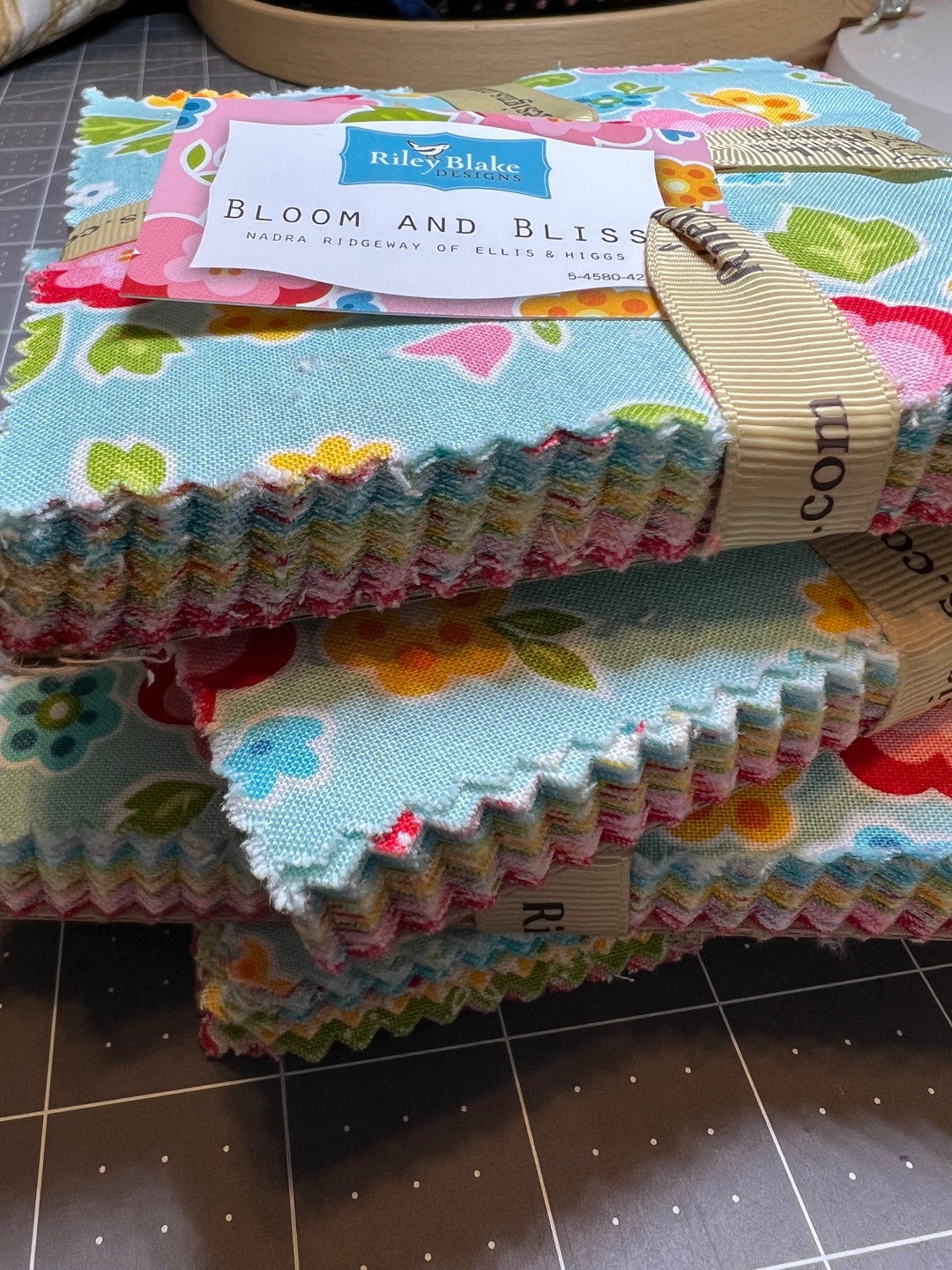 Riley Blake Charm Pack Bundle. Blooms and Bliss. 42 5 Squares in Each