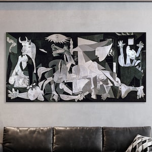 Guernica, Arte di Picasso, Arte murale Guernica, Grandi tele da parete, Tela Guernica, Decorazione murale Picasso