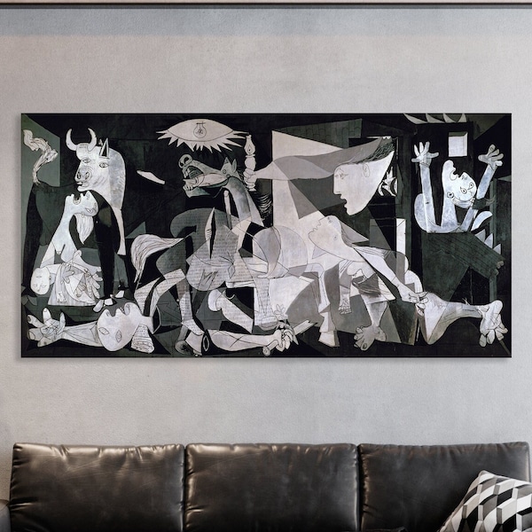 Guernica, Picasso Art, Guernica Wall Art, Huge Canvas Wall Art, Guernica Canvas, Picasso Wall Decor