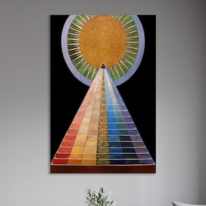 Altarpiece No 1 Wall Art, Hilma af Klint Art, Huge Canvas Home Decor, Altarpiece No 1 1907 Canvas, Hilma af Klint Wall Decor, Altarpiece Art