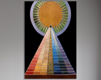 Altarpiece No 1 Wall Art, Hilma af Klint Art, Huge Canvas Home Decor, Altarpiece No 1 1907 Canvas, Hilma af Klint Wall Decor, Altarpiece Art