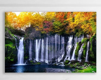 Waterfall Wall Art, Huge Canvas Home Decor, Nature Canvas, Waterfall Wall Decor, Waterfall Art, Nature Wall Art, Waterfall Canvas