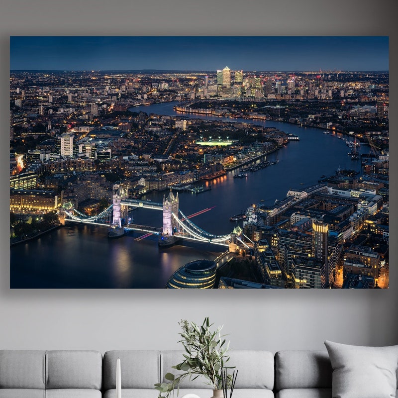London Wall Art - Etsy