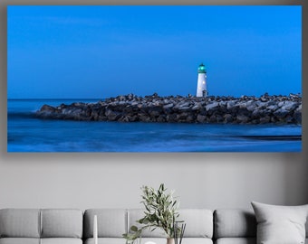 Lighthouse Canvas, Lighthouse Wall Art, Huge Canvas Wall Art, Lighthouse Wall Decor, Lighthouse Art