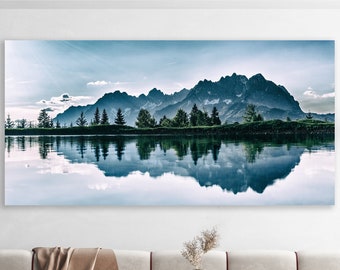 Landscape Art Print, Huge Canvas Wall Art, Nature Canvas Print, Landscape Wall Decor, Nature Art, Landscape Wall Art, Mountain Canvas Print