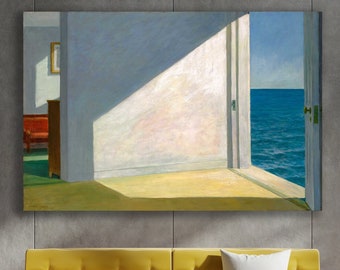 Rooms By The Sea Wall Art, Edward Hopper, Rooms By The Sea Canvas, Huge Canvas Home Decor, Edward Hopper Art, Rooms By The Sea Wall Decor