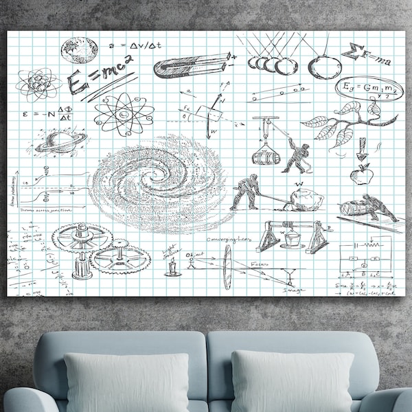 Physics Art Etsy