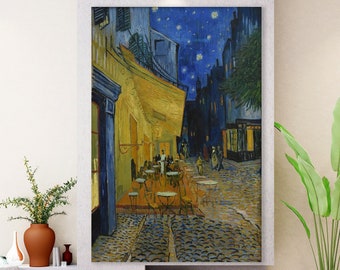 Café Terrace at Night Wall Art, Van Gogh Art, Huge Canvas Home Decor, Cafe Terrace at Night Canvas, Vincent Van Gogh Wall Art
