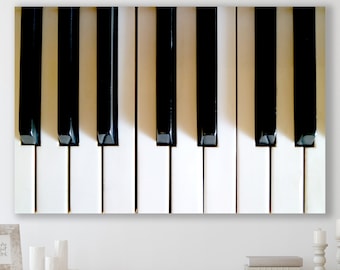Piano Keys Art, Piano Keys Art Print, Music Room, Huge Canvas Home Decor, Piano Keys Canvas, Music Room Wall Decor, Piano Keys Canvas Print