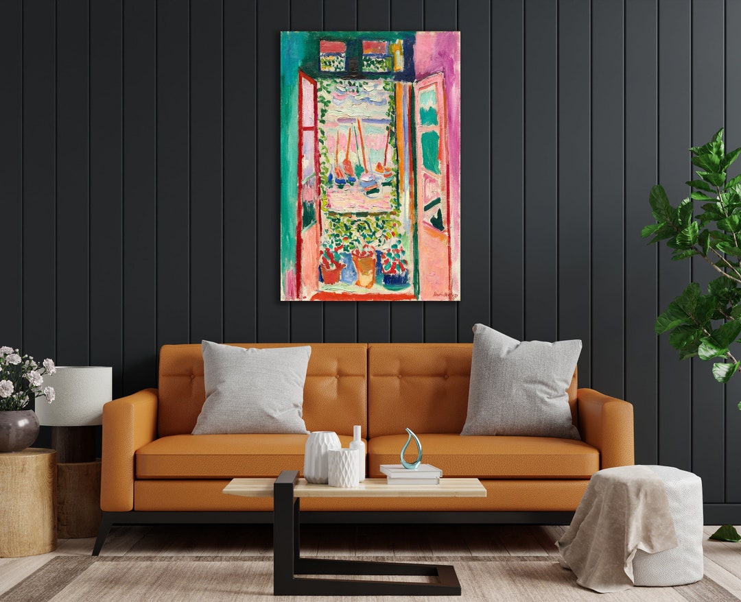 Open Window 1905 Wall Art, Matisse Art, Huge Canvas Home Decor, Open