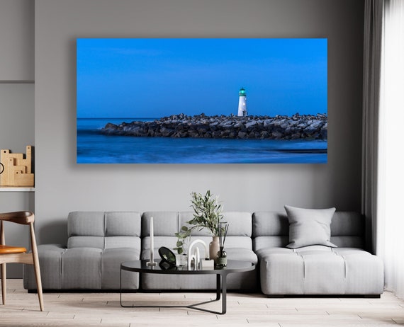 Lighthouse Canvas, Lighthouse Wall Art, Huge Canvas Wall Art, Lighthouse Wall Decor, Lighthouse Art