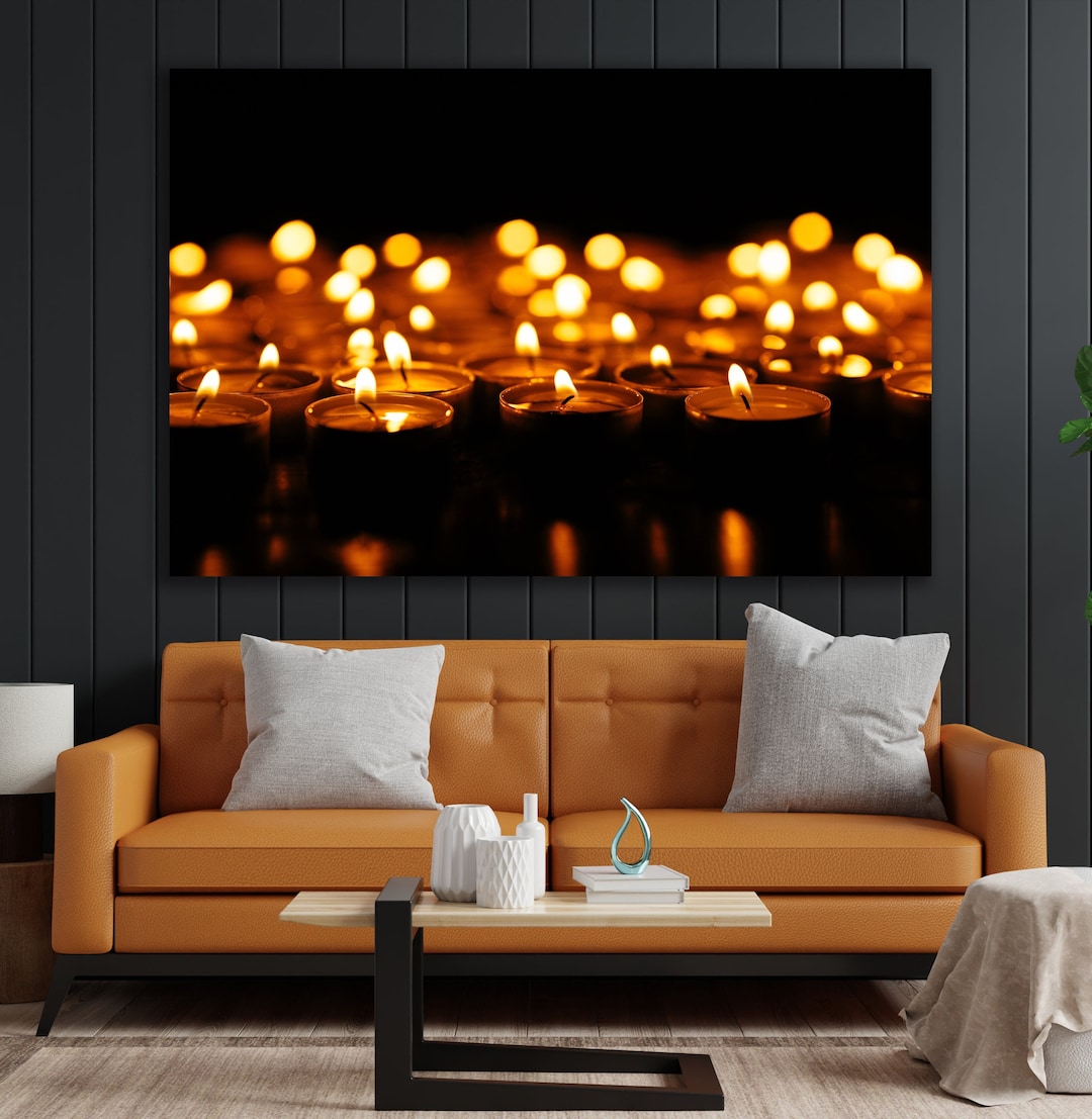candles-wall-art-flaming-candles-wall-art-huge-canvas-home-decor