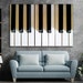 Piano Keys Art Piano Keys Art Print Music Room Huge Canvas - Etsy