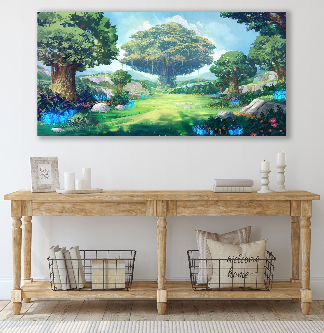 Tree of Life Art, Huge Canvas Wall Art, Tree of Life Canvas, Nature