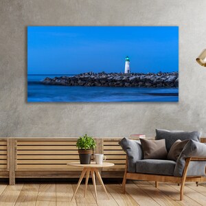 Lighthouse Canvas, Lighthouse Wall Art, Huge Canvas Wall Art, Lighthouse Wall Decor, Lighthouse Art bild 4