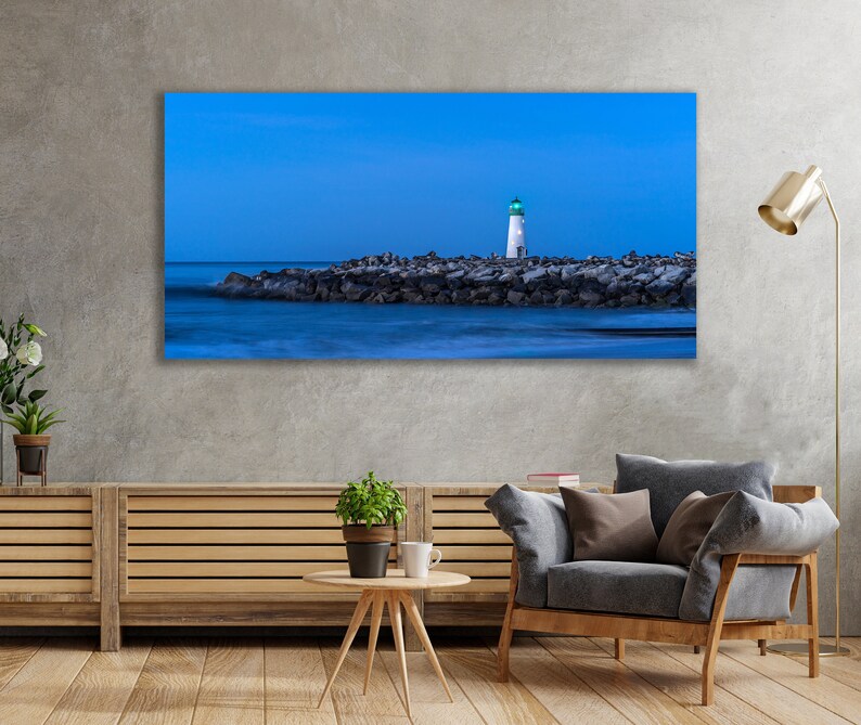 Lighthouse Canvas, Lighthouse Wall Art, Huge Canvas Wall Art, Lighthouse Wall Decor, Lighthouse Art bild 4