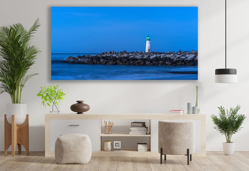 Lighthouse Canvas, Lighthouse Wall Art, Huge Canvas Wall Art, Lighthouse Wall Decor, Lighthouse Art bild 3