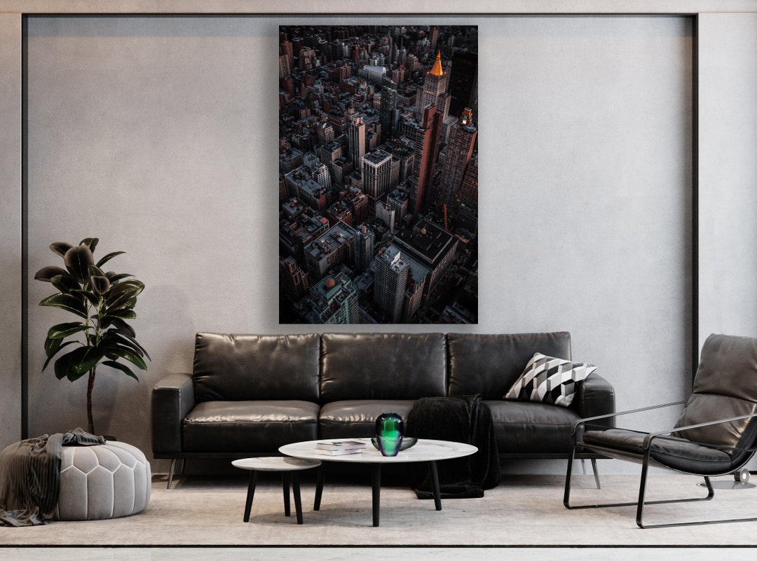 Empire State Building Art New York City Canvas Print NYC Etsy