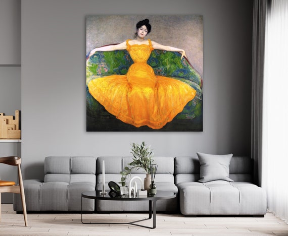 max kurzweil lady in yellow dress Woman in a Yellow Dress by Max Kurzweil my daily art display