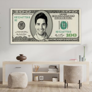 Custom Dollar Sign From Photo, Huge Canvas Wall Art, Personalized ...