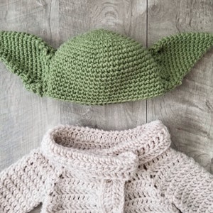 Baby Yoda Inspired Hat & Sweater