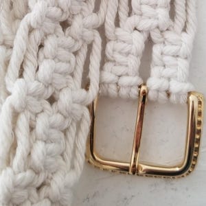 Macramé Belt, Decorative belt, handmade belt, Boho Belt, Bohemian Style Belt, Summer Belt, Decorative Spring Belt