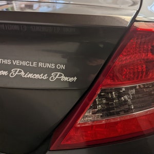 Moon Princess Power Car Decal/Sticker