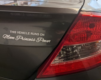 Moon Princess Power Car Decal/Sticker