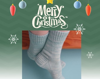 PDF Digital Downlodable - Vanille Socken - Socken stricken - STRICKANLEITUNG - glatt rechts - nykidsplanet stricken - Socken gehäkelt