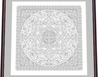 Blackwork lace29 – Padrão Blackwork, Padrão de Bordado Digital – PDF, download instantâneo