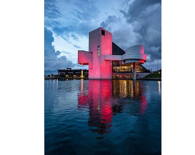 Rock & Roll Hall of Fame - Cleveland, OH (Fine Art Print)