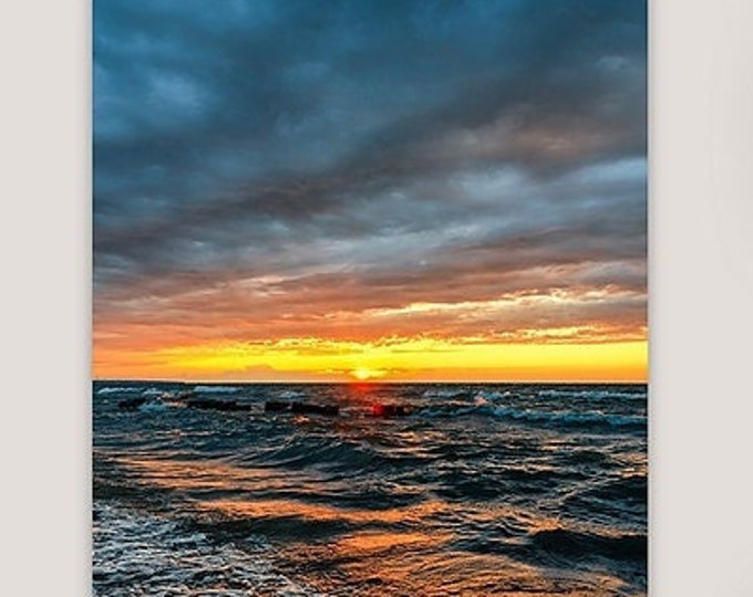 Lake Erie Sunset - Rocky River, OH (Fine Art Print)